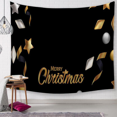 

Siaonvr Christmas Tapestry Santa Print Wall Hanging Tapestry Art Home Decor