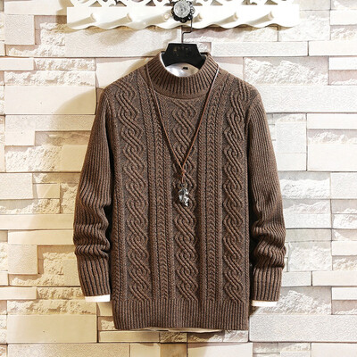 

Toponeto Mens New Autumn Winter Casual Long Sleeve Knitting Sweaters Tops Blouse