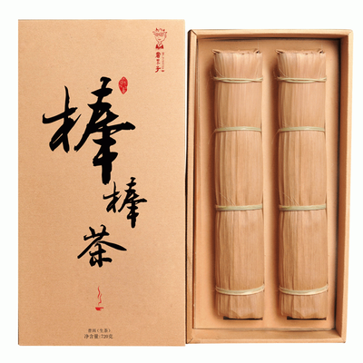 

Dr Puer Tea Bulang Ancient Tree China Pu-erh Tea Bar in Bamboo Shell 2016 Raw