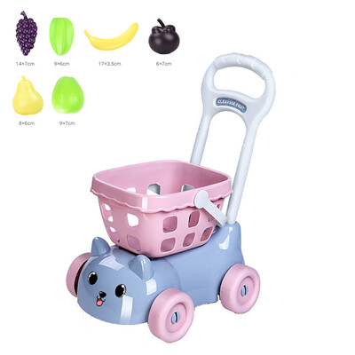 

Tailored Shopping Carts Fruit Vegetable Pretend Play Children Kid Educational Toy gift