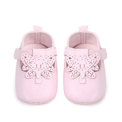 

Newborn Baby Girls Shoes Toddler Infant First Walkers Autumn Soft Sole Non-Slip PU Shoes