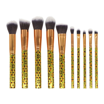 

〖Follure〗10Pcs Beauty Makeup Marble Blush Brush Eye Shadow Brush Makeup Brush Set