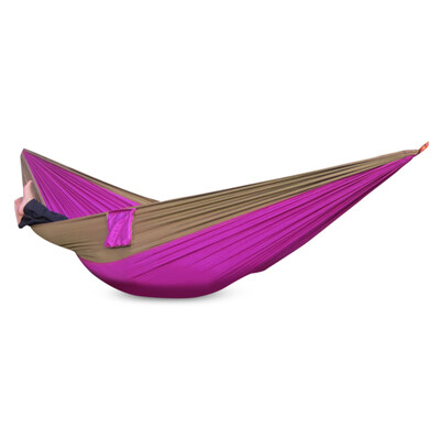 

Outdoor One Person Assorted Color Parachute Nylon Fabric Hammock