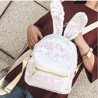 

Tailored Fashion Girls Sequins Backpack Women Leisure School Bag Travel Pack Backpacks BK