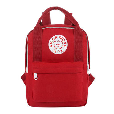 

Women Backpack Letter Bear Print Handbag Student Girls Travel School Bag