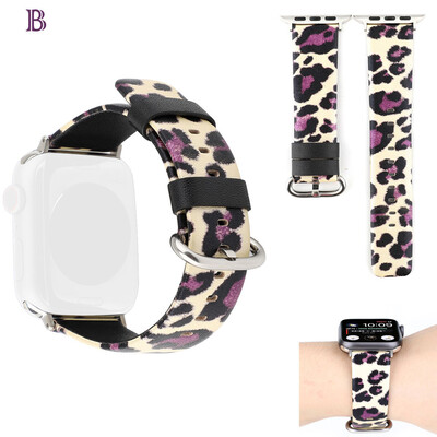 

〖Follure〗Leopard Pattern Printing Replacable Band For Apple Watch Series 4321 4244mm