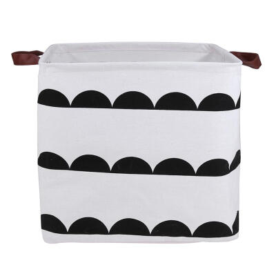 

Foldable Canvas Clothes Storage Barrel Kids Bedroom Toy Holder Basket