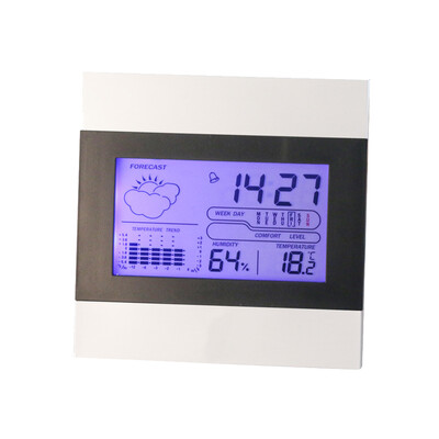 

Weather Clock LED Temperature Meter Electronic Digital Humidity Calendar Multi-function Indoor Outdoor Alarm Clocks