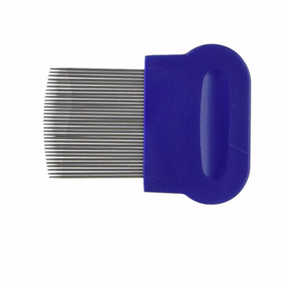 

Lice & Nit Comb-- Metal Comb with Ergonomic Handle