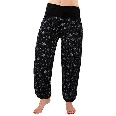 

Tailored Women Ladies Printed Loose Leg Pants Womens Casual Pants Harem Pants