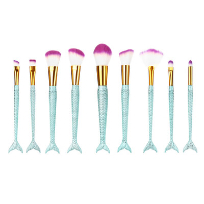 

Toponeto 10PCS Make Up Foundation Eyebrow Eyeliner Blush Cosmetic Concealer Brushes