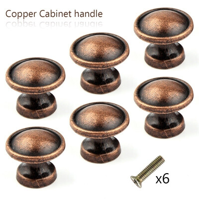 

6Pcs Home Vintage Style Design Closet Drawer Dresser Door Handle