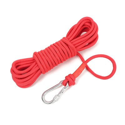 

Multipurpose Magnet Fishing Rescue Safety Rope Rock Climbing Cord with Carabiner