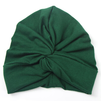 

12 Colors Kids Girls Baby Toddler Turban Knotted Bow Hat Cap Headband Hair Band Head wear