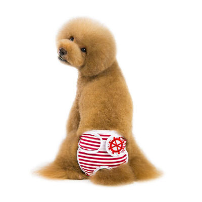 

Dog Stripes Physiological Pants for Female Dogs Pets Menstruation Shorts Pants Pet