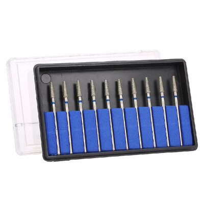 

10pcs 235mm Shank Diamond Grinding Burs Drill Bits For Dental Grinding Wheel Shape Burs Dental Polishing Burs