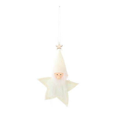

Christmas Star Shape Plush Doll Pendant Decorative Xmas Tree Hanging Ornaments Seasonal Home Party Decorations Merry Christmas