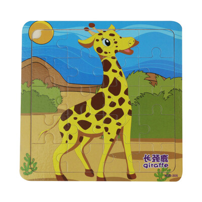 

Gotoamei Wooden Puzzle Educational Developmental Baby Kids Training Toy