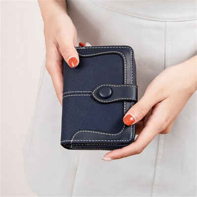 

Tailored Women Short Wallets Mini Money Purses Small Fold Female Coin Purse Card Holder