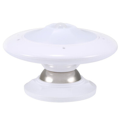 

UpperX USB Rechargeable Motion Sensor Night Light LED Infrared Human Body Induction Lamp UFO Shaped Magnet Base Lamp