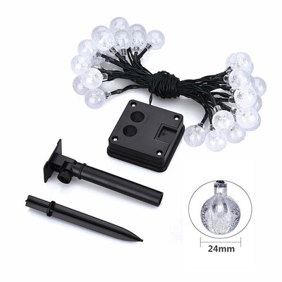 

Gobestart Solar Powered 30 LED String Light Garden Path Yard Decor Outdoor festival Lamp