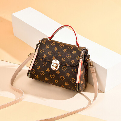 

New Little Girl Trendy Fashion on ins Slant Single Shoulder Bag Fashion Handbag for Middle-aged Women
