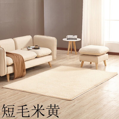 

Wei Ya thickened washed silk short hair non-slip carpet living room coffee table bedroom bedside yoga mat carpet 14172