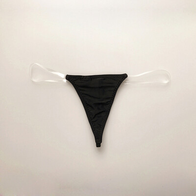 

Womens underwear sexy invisible ladies ice silk T pants bikini thong