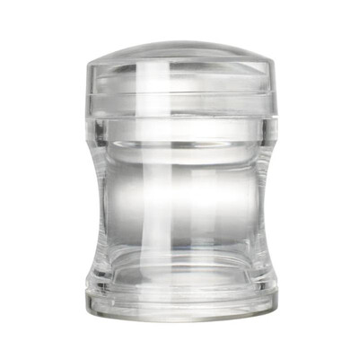 

Nail Art Stamper Clear Silicone Scraper with Cap Nail Stamping Beauty Tools