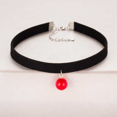 

2018 Hot Vintage Gothic Black Velvet Choker Imitation Pearl Pendant Choker Necklaces Jewelry For Women Statement Necklace Collar