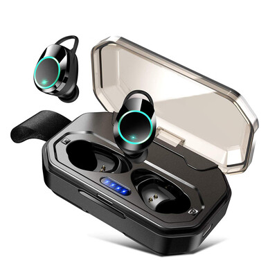 

TWS X6 BT 50 True Wireless Headphones IPX7 Waterproof Sports Earbuds 3D Stereo Touched Control BT Earphone with Charging Box
