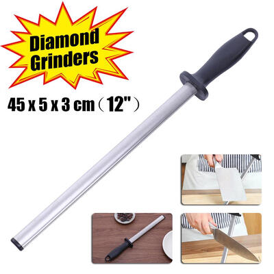 

Best Diamond Knife Sharpener Sharpening Stainless Steel Stick Oval
