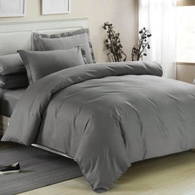 

1pcs Comfort Plain Duvet Cover Bed Sheet Twin Full & King Size