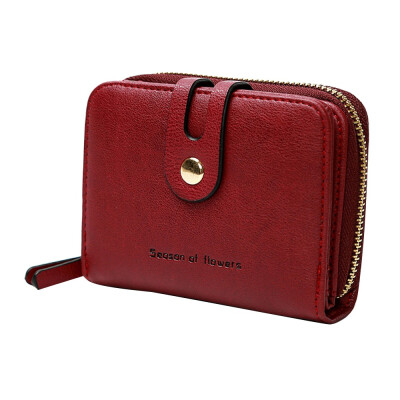 

Tailored Wallet Women Vintage Fashion Small Wallet Purse Money Bag Zipper Coin Pocket