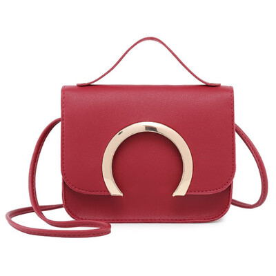

new women handbags Semi-Circle fashion Korean version shoulder bag Cover messenger bag sweet woman Crossbody