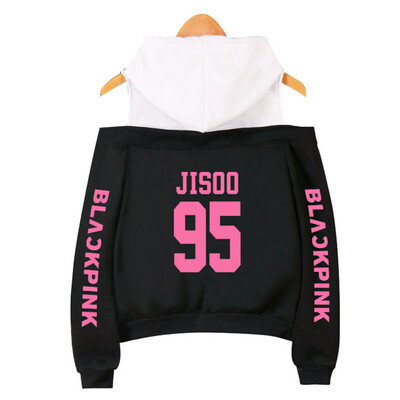 

Women Fashion Korea Printed Long Sleeve Off Shoulder