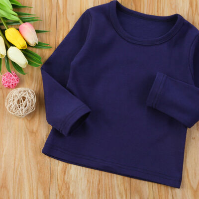 

New Comfort Newborn Infant Kids Baby Long Sleeve Cotton Clothing T-shirt Tops