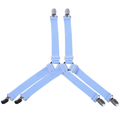 

〖Follure〗Elastic Bed Sheet Straps Clips Adjustable Heavy Duty Grippers Straps Suspender