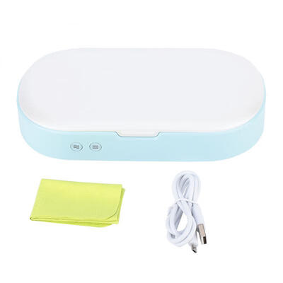 

Greensen Blue USB Charging Cell Phone Dual UV Lights Sterilizer Portable for Phone Toothbrush Jewelry