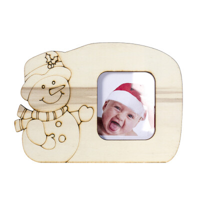 

Tailored New wooden Christmas Photo Frame Decorations Photo Ornament Table Decor