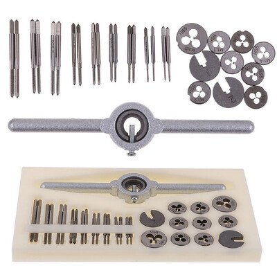 

〖Follure〗Mini Tap And Die Wire Tapping Wrench Set Thread M1 To M25 Screw Set WB1