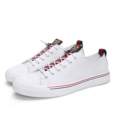 

2019 new Korean mens shoes tide tiger head lazy one foot casual shoes youth social shoes