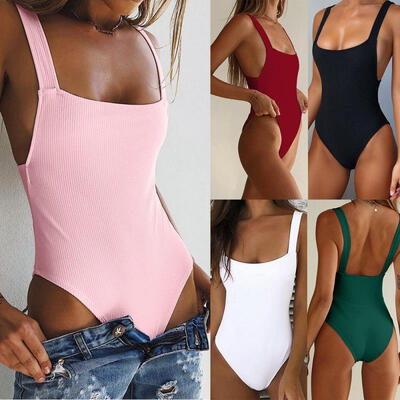 

Women Sleeveless Blouse Ladies Bodycon Bodysuit Leotard Top Backless Jumpsuit