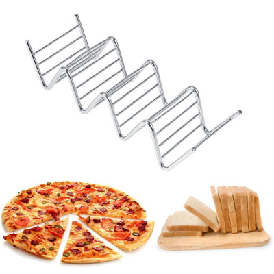 

1Pc Practical Taco Holder 4 Wave Shape Stainless Steel Food Rack Hard Shells Kitchen ToolsTaco HolderFood Rack