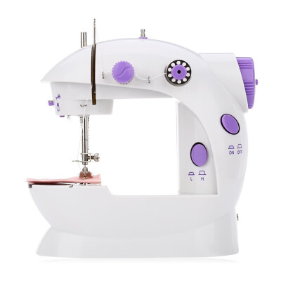 

Mini Electric Sewing Machines Portable Practical Household Dual Speeds Adjustment Night Light DIY Craft Mending Machine