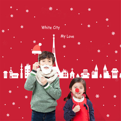 

〖Follure〗2019 Merry Christmas Household Room Wall Sticker Mural Decor Decal Removable