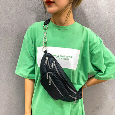 

Tailored Women Fashion Zipper Wild Chest Bag Waist Bag Messenger Bag Shoulder Bag