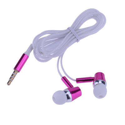 

Metal Shell Luminous Wired In-Ear Earphone Earbud with Wire Control Mic