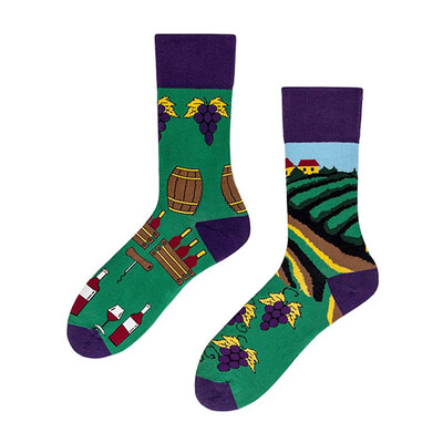 

1 Pair Man Women Cotton Socks Print Socks Funny Socks Skateboard Socks Asymmetric Socks Happy Socks