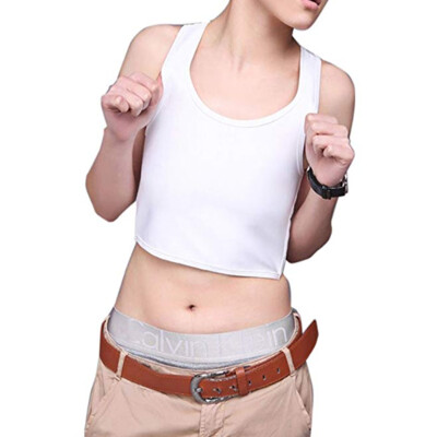 

SLIMBELLE Sexy Breathable Buckle Short Chest Breast Binder Trans Lesbian Tomboy